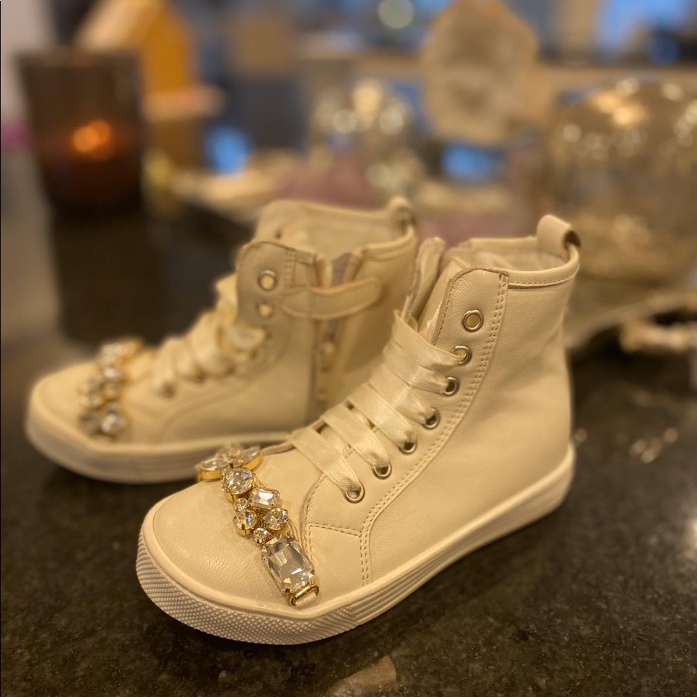 I PINCO PALLINO high top Jeweled sneakers